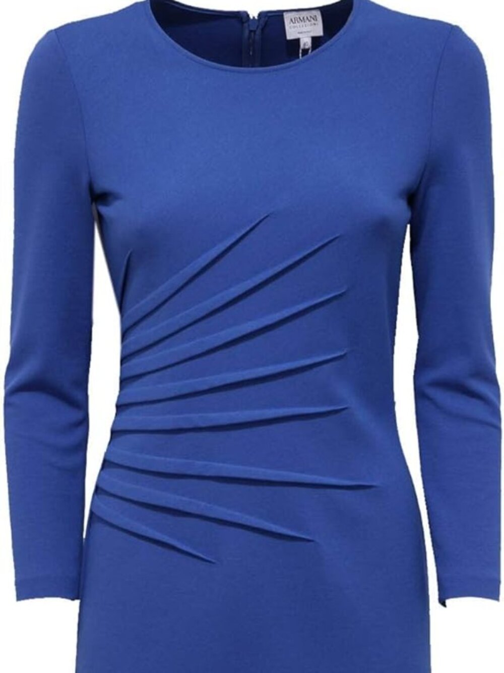 ARMANI COLLEZIONI Women's Size 10 Vestito Blue Sheath Dress  MADE IN ITALY